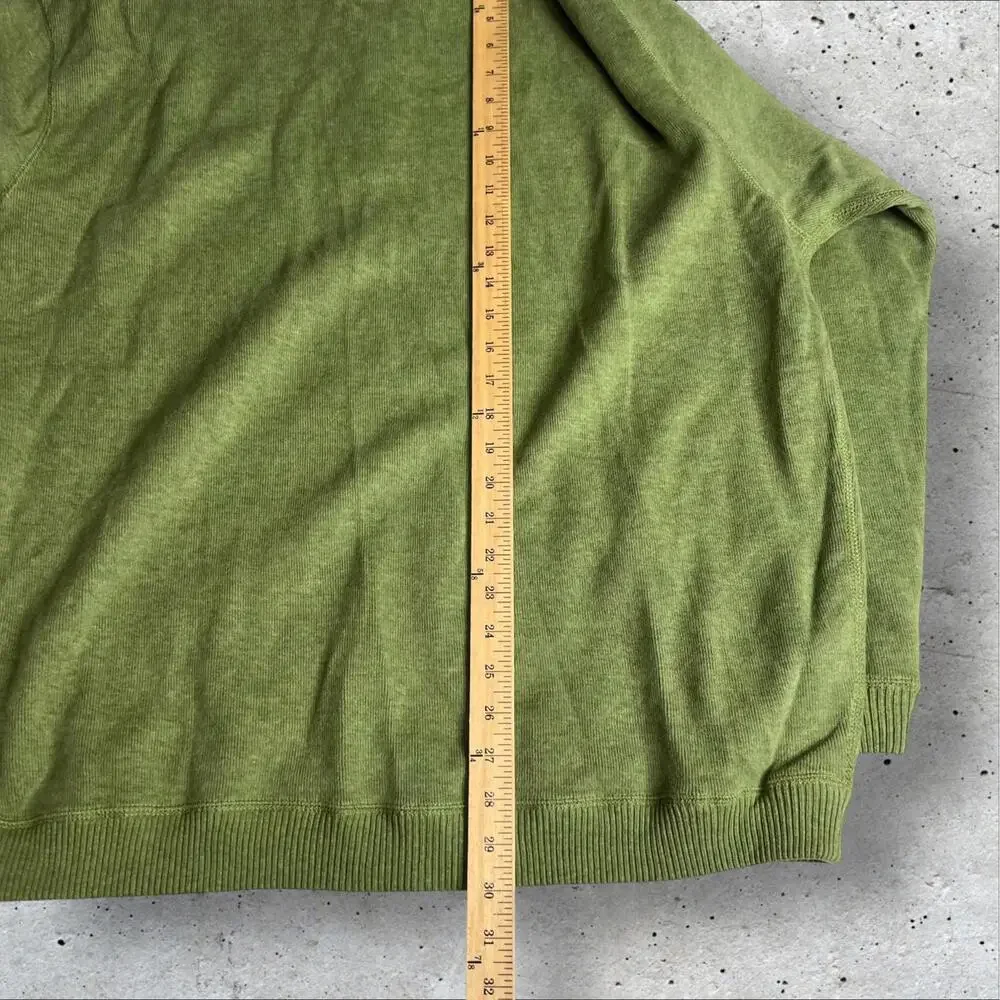 Caribbean Joe Pullover Sweater Sweatshirt Golf 1/4 Zip Men's Reversible Size XXL